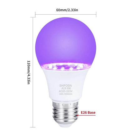 UV Purple Luminous Blacklight LED Bulb Party Decor - Party Decor - ouio - Mad Fly Essentials