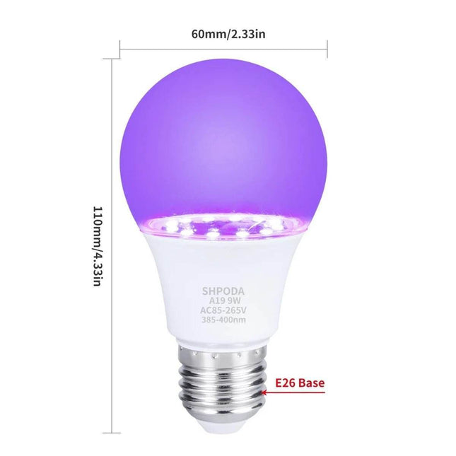 UV Purple Luminous Blacklight LED Bulb Party Decor - Party Decor - ouio - Mad Fly Essentials