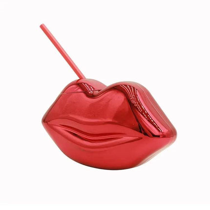 Valentines Day Lip Retro Straw Cups Party Essentials - Party Essentials - Amorcome - Mad Fly Essentials