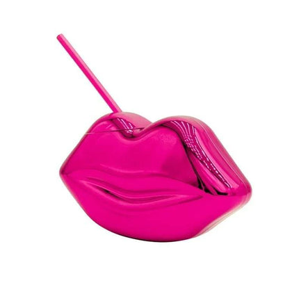 Valentines Day Lip Retro Straw Cups Party Essentials - Party Essentials - Amorcome - Mad Fly Essentials