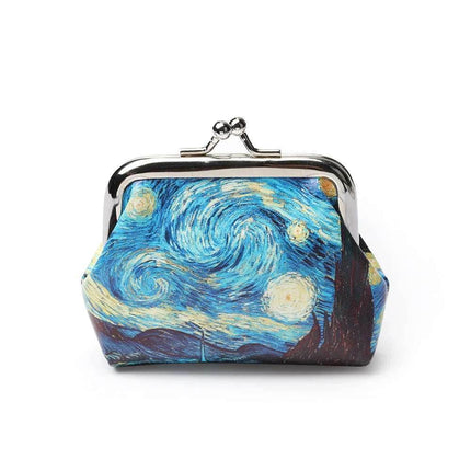 Van Gogh Floral Small Coin Purse Women Accessories - Women Accessories - MIYAHOUSE - Mad Fly Essentials
