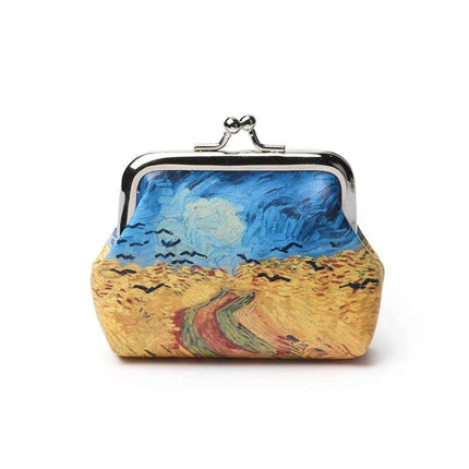 Van Gogh Floral Small Coin Purse Women Accessories - Women Accessories - MIYAHOUSE - Mad Fly Essentials