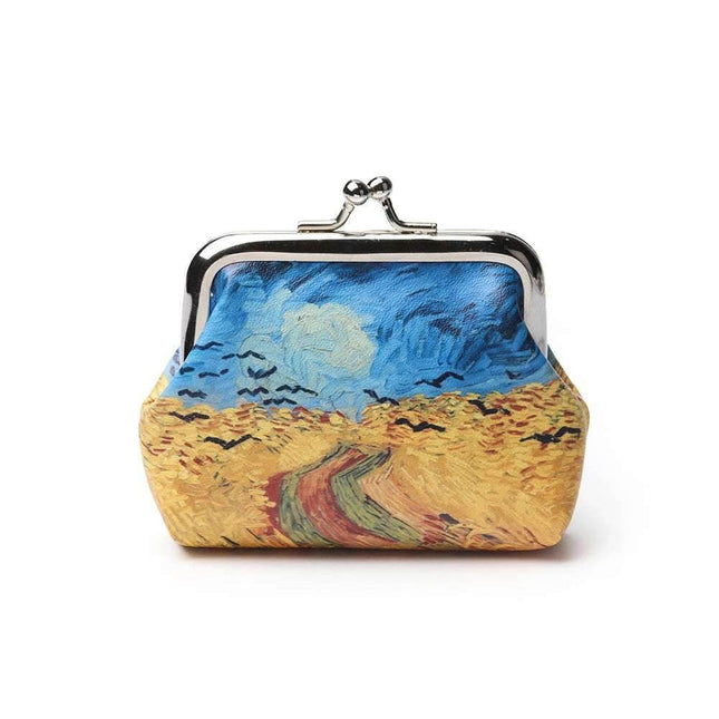 Van Gogh Floral Small Coin Purse Women Accessories - Women Accessories - MIYAHOUSE - Mad Fly Essentials