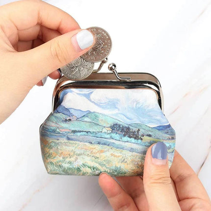 Van Gogh Floral Small Coin Purse Women Accessories - Women Accessories - MIYAHOUSE - Mad Fly Essentials