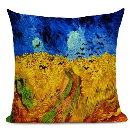 Van Gogh Oil Painting Art Throw Pillow – Mad Fly Essentials
