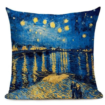 Van Gogh Oil Painting Art 45x45CM Pillow Cover - Mad Fly Essentials