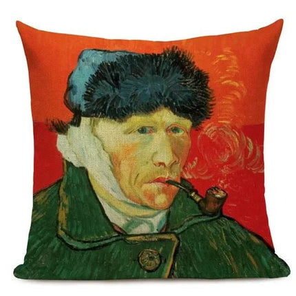 Van Gogh Oil Painting Art 45x45CM Throw Pillow - Throw Pillow - Starlight - Mad Fly Essentials
