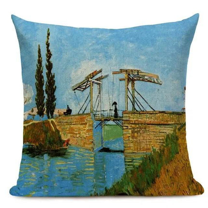 Van Gogh Oil Painting Art 45x45CM Pillow Cover - Mad Fly Essentials