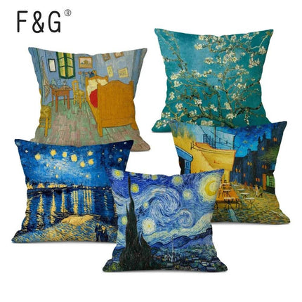 Van Gogh Oil Painting Art Throw Pillow – Mad Fly Essentials