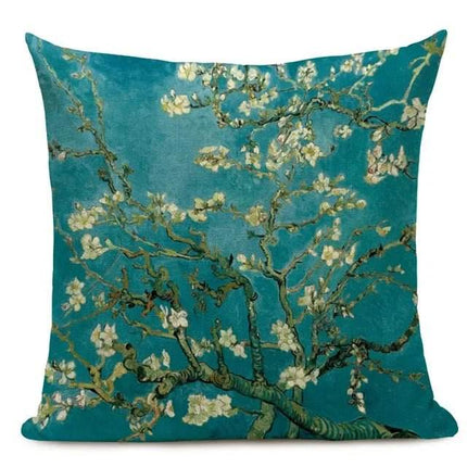 Van Gogh Oil Painting Art 45x45CM Throw Pillow - Throw Pillow - Starlight - Mad Fly Essentials