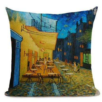 Van Gogh Oil Painting Art 45x45CM Pillow Cover - Mad Fly Essentials