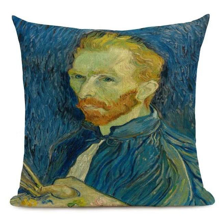 Van Gogh Oil Painting Art 45x45CM Throw Pillow - Throw Pillow - Starlight - Mad Fly Essentials