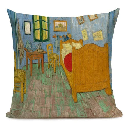 Van Gogh Oil Painting Art 45x45CM Pillow Cover - Mad Fly Essentials