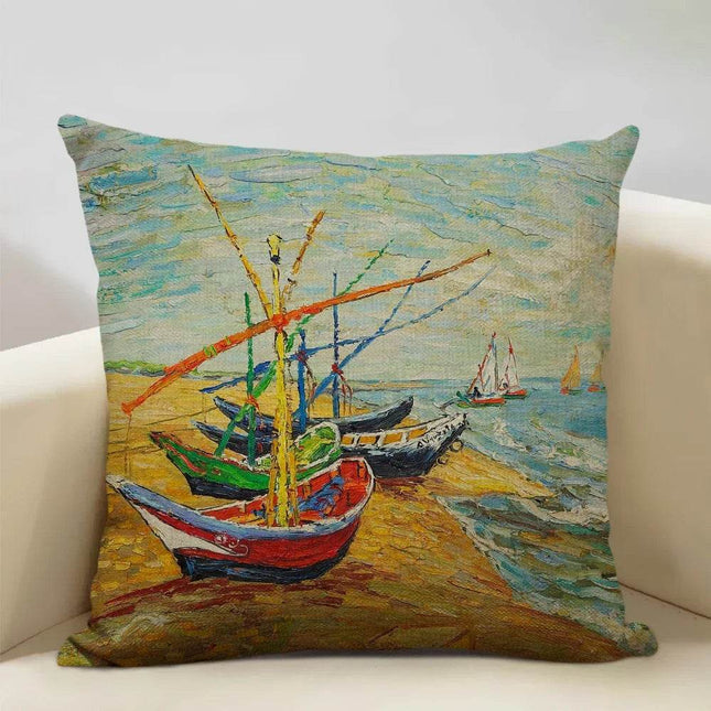 Van Gogh Sunflower Starry Night Throw Pillows Decor - Pillows Decor - Starlight - Mad Fly Essentials