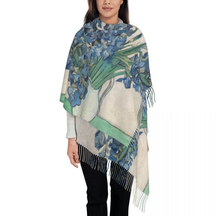 Van Gogh Tassel 3D Scarf Women Accessories - Women Accessories - PMRUN - Mad Fly Essentials