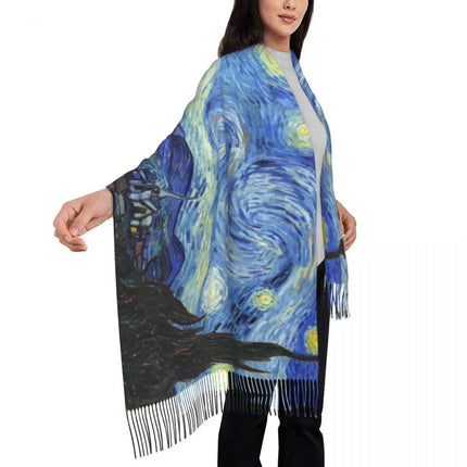 Van Gogh 3D Scarf Women Accessories - Mad Fly Essentials