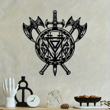 Viking - Inspired Metal Wall Decor - Wall Decor - Medieval Decor - Mad Fly Essentials