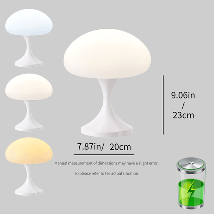 Vintage Bedroom LED USB Mushroom Desk Lamp - Desk Lamp - Nordic Creations - Mad Fly Essentials