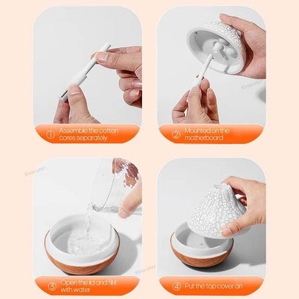 Volcano Wood Grain 300ml USB Desktop Humidifier Home Decor - Home Decor - LISM - Mad Fly Essentials