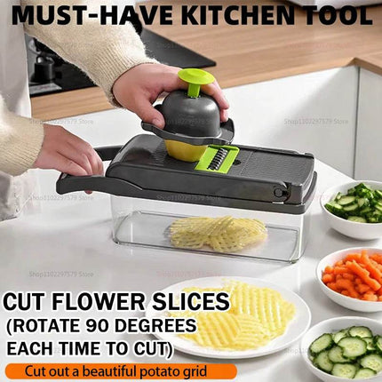 Walfos Vegetable Cutter Chopper Kitchen Essentials - Kitchen Essentials - MYVIT - Mad Fly Essentials