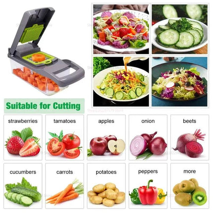 Walfos Vegetable Cutter Chopper Kitchen Essentials - Kitchen Essentials - MYVIT - Mad Fly Essentials