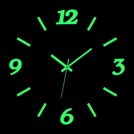 Wall Clock Luminous Modern Digital 3D - DIY Clock - Wall Clock - Home Deluxe - Mad Fly Essentials