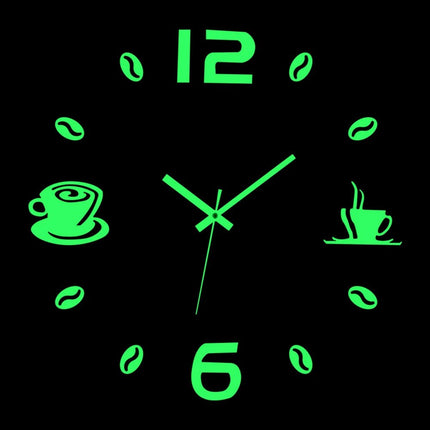 Wall Clock Luminous Modern Digital 3D - DIY Clock - Wall Clock - Home Deluxe - Mad Fly Essentials