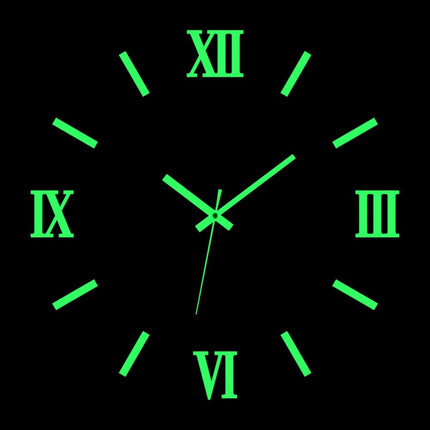 Wall Clock Luminous Modern Digital 3D - DIY Clock - Wall Clock - Home Deluxe - Mad Fly Essentials