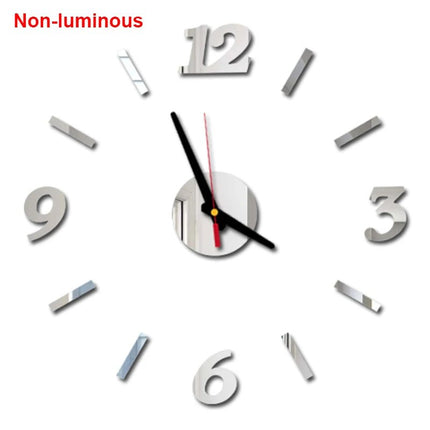 Wall Clock Luminous Modern Digital 3D - DIY Clock - Wall Clock - Home Deluxe - Mad Fly Essentials