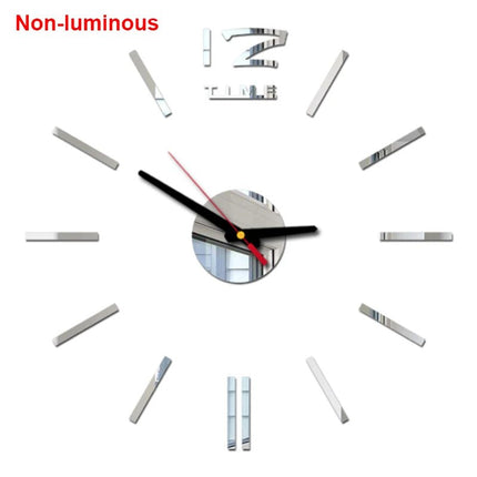 Wall Clock Luminous Modern Digital 3D - DIY Clock - Wall Clock - Home Deluxe - Mad Fly Essentials