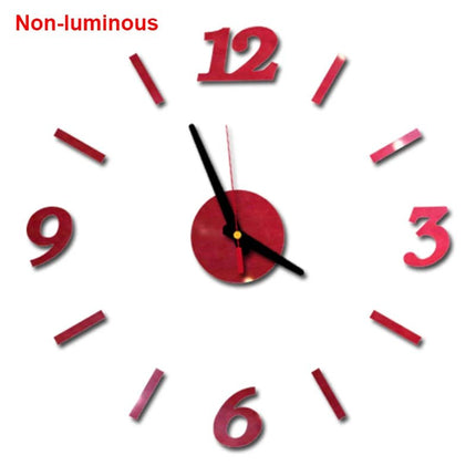 Wall Clock Luminous Modern Digital 3D - DIY Clock - Wall Clock - Home Deluxe - Mad Fly Essentials