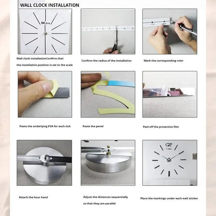 Wall Clock Modern Design Vinyl DIY Clock - Wall Clock - The Vinyl Clock - Mad Fly Essentials