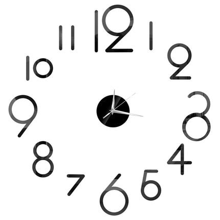 Wall Clock Nordic 27in Quartz Cafe-Style Clock - Wall Clock - Preferred diy clock - Mad Fly Essentials