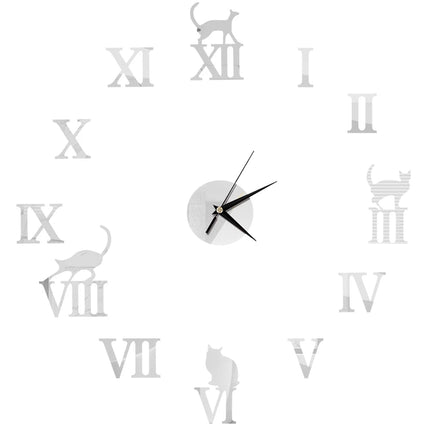 Wall Clock Nordic 27in Quartz Cafe-Style Clock - Wall Clock - Preferred diy clock - Mad Fly Essentials