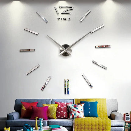Wall Clock Nordic 27in Quartz Cafe-Style Clock - Wall Clock - Preferred diy clock - Mad Fly Essentials
