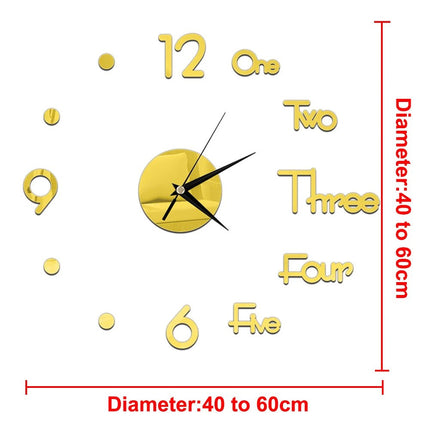 Wall Clock Nordic 27in Quartz Cafe-Style Clock - Wall Clock - Preferred diy clock - Mad Fly Essentials