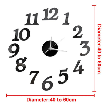 Wall Clock Nordic 27in Quartz Cafe-Style Clock - Wall Clock - Preferred diy clock - Mad Fly Essentials