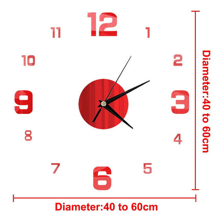 Wall Clock Nordic 27in Quartz Cafe-Style Clock - Wall Clock - Preferred diy clock - Mad Fly Essentials