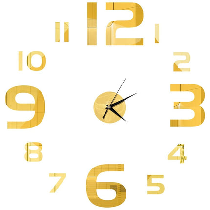 Wall Clock Nordic 27in Quartz Cafe-Style Clock - Wall Clock - Preferred diy clock - Mad Fly Essentials