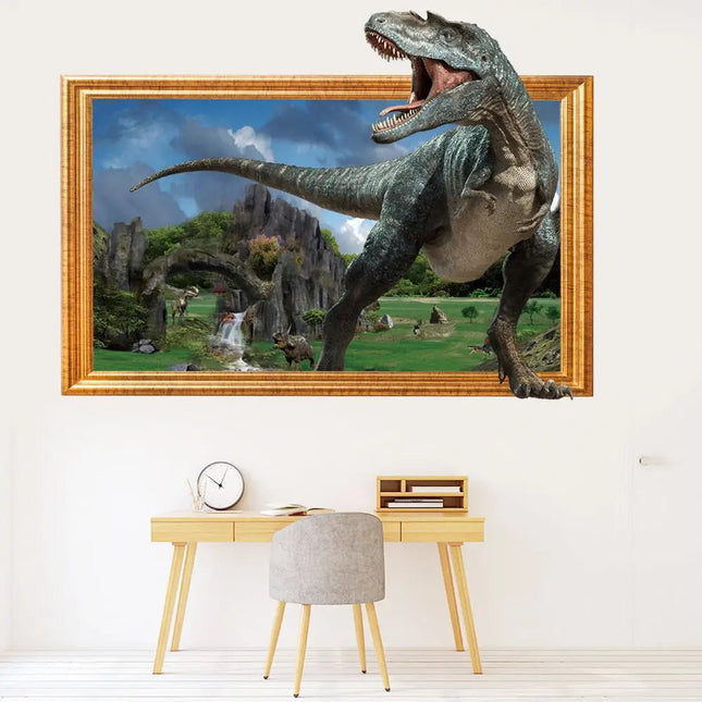 Wall Decor 3D Dinosaur Kids Room Sticker Decals - Wall Decor - heatboywade - Mad Fly Essentials