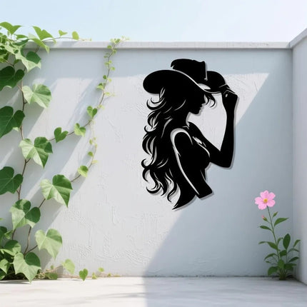Wall Decor Cowgirl Horse Iron Wall Art Western Ranch - Wall Decor - joid'art - Mad Fly Essentials