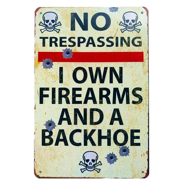 Wall Decor My Garage Rules Shop Mancave Signs - Wall Decor - YQ-Decor - Mad Fly Essentials