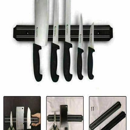 Wall Mounted Magnetic Knife Holder Kitchen Essentials - Kitchen Essentials - Kitchen Essentials - Mad Fly Essentials