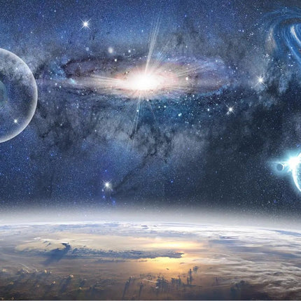 Wallpaper Custom 3D Starry Night Mural Wallpaper - Wallpaper - wellyu - Mad Fly Essentials