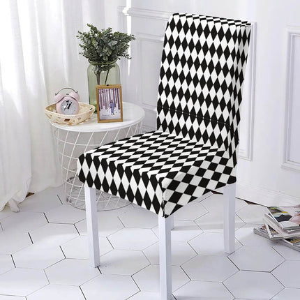 Washable Geometric Dining Room Chair Slipcover - Slipcover - LEVIVEI - Mad Fly Essentials