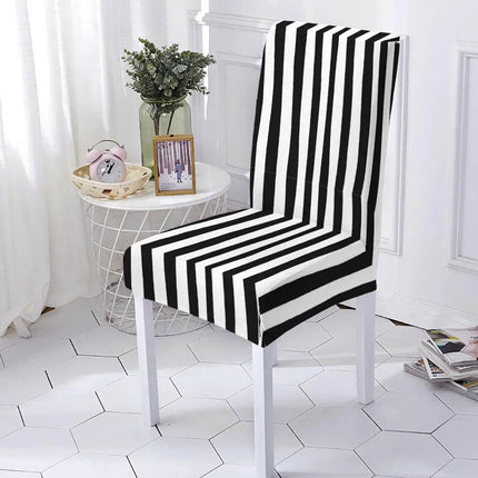 Washable Geometric Dining Room Chair Slipcover - Slipcover - LEVIVEI - Mad Fly Essentials