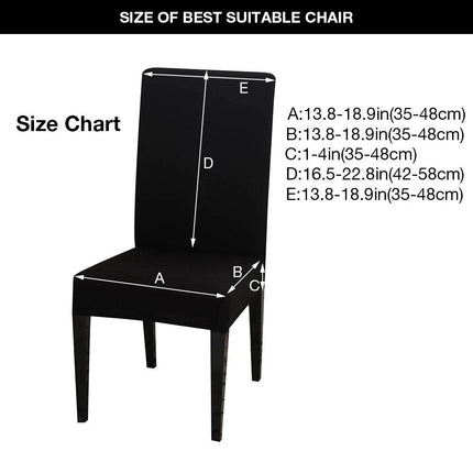 Washable Geometric Dining Room Chair Slipcover - Slipcover - LEVIVEI - Mad Fly Essentials