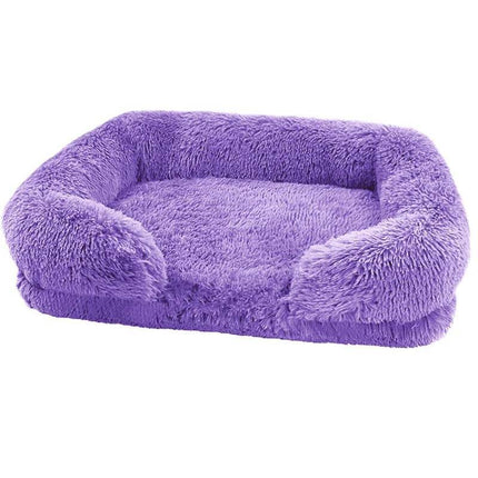 Washable Square Plush Cat Dog Bed Pet Essentials - Pet Essentials - PetBoss - Mad Fly Essentials