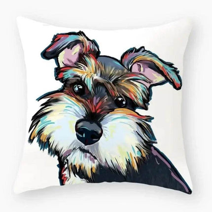 Watercolor Dog Cartoon Pillows Decor – Mad Fly Essentials