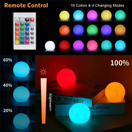 Waterproof 1/6pc Floating Pool Lawn Lamps LED Night Light - LED Night Light - Whatook - Mad Fly Essentials